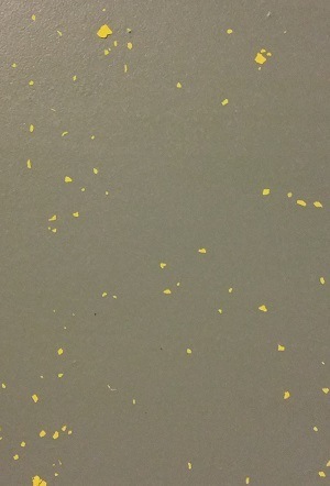 Aanbieding epoxy coating vloer met chip geel